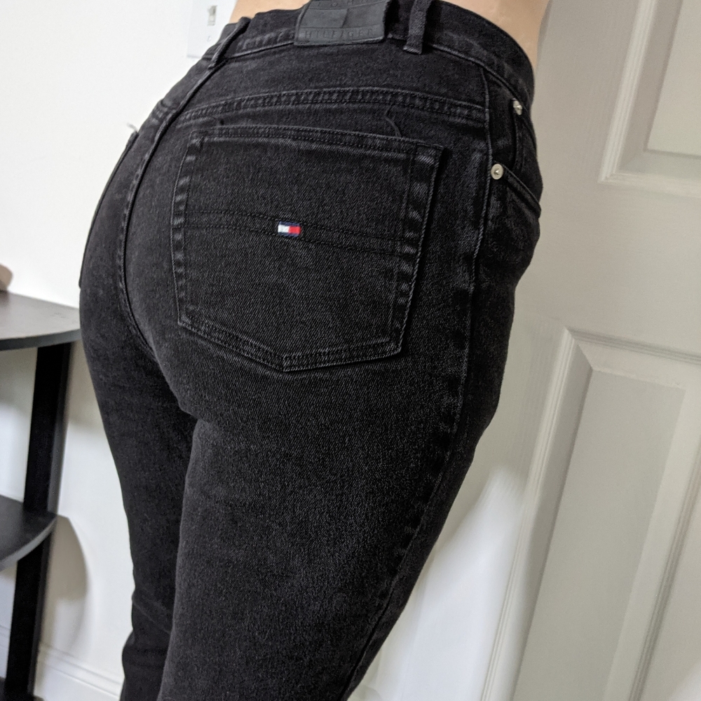 Vintage Y2K Tommy Hilfiger Mom Jeans Black